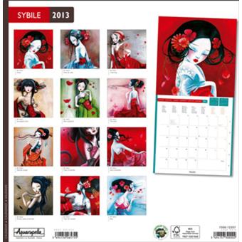 Calendrier 2013 30x30 Aquarupella  Sybile