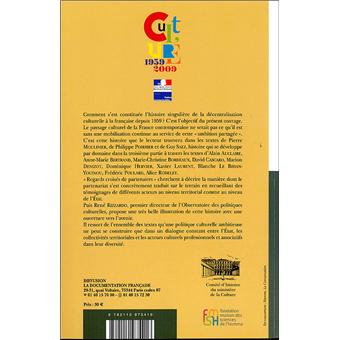 Une ambition partagee ? la cooperation entre le ministere de la culture et...