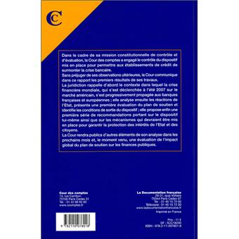 Les concours publics aux établissements de crédit