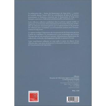 Les assises nationales du financement du long terme