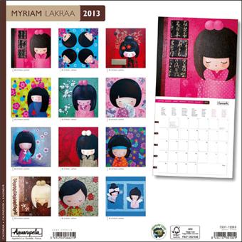 Calendrier 2013 16x16 Aquarupella Myriam Lakraa