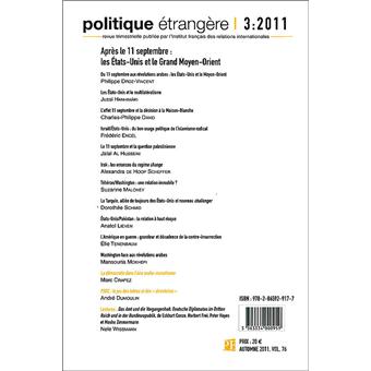 Après le 11 septembre