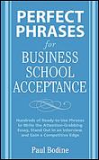 Perfect phrases for business school acceptance - 1