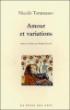 Amour et variations - Nicolò Tommaseo - broché