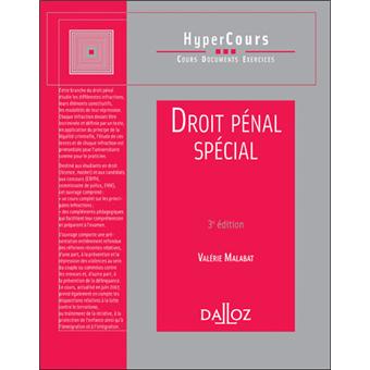 Droit pénal spécial