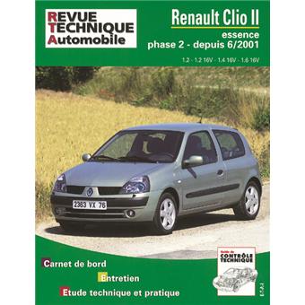 Revue technique automobile 666.1 Clio 2 1.2/1.6