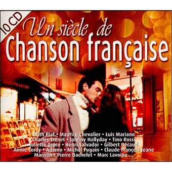 Un siècle de chansons françaises - Coffret 10 CD - Compilation