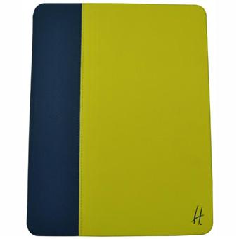 Halterrego Etui Support H. pour iPad 2 & Nouvel iPad - Bleu & Jaune