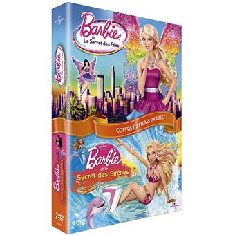 Barbie et le secret des Fees Barbie et le secret des Sirenes Coffret DVD Zone 2 Achat prix fnac