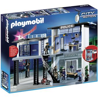Playmobil City Action 5182 Commissariat de police avec système d'alarme -  Playmobil - Achat & prix