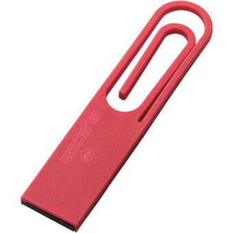 Elecom Clé USB 2.0 Trombone 4 Go Rouge - 1