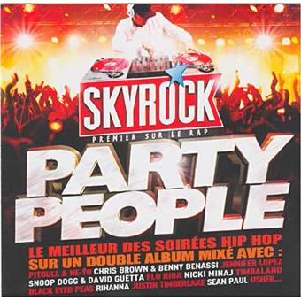 skyrock party people compilation cd album achat prix fnac