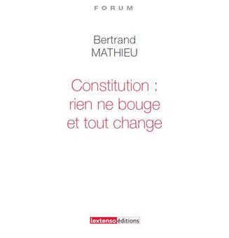 Constitution Rien Ne Bouge Et Tout Change Broche Mathieu B Achat Livre Fnac