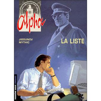 Alpha Tome 4 La Liste Iouri Jigounov Mythic Cartonne Achat Livre Ou Ebook Fnac