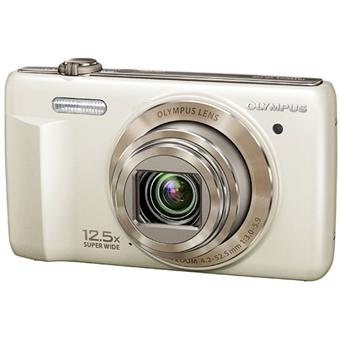Olympus VR-360 - Appareil photo numérique - compact - 16.0 MP - 720 p - 12.5x zoom optique 34.9 Mo - blanc