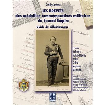 Les brevets des médailles commémoratives militaires du Second Empire