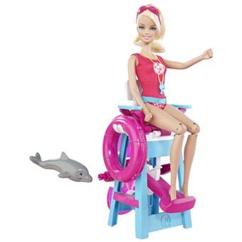 Mattel Barbie ma?�tre nageur sauveteur - Poup?�e - Achat & prix | fnac