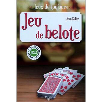Coffret jouer à la belote Coffret avec 1 jeu de 52 cartes et 1 livre -  Collectif - Achat Livre