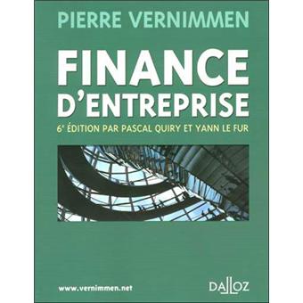 finance d entreprise pierre vernimmen