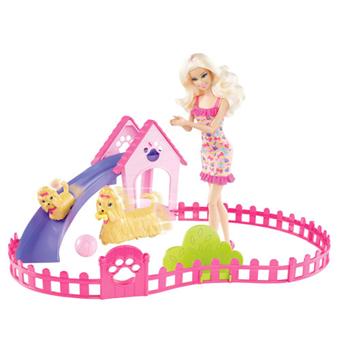 Barbie avec chiots clearance