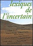 Lexiques de l'incertain