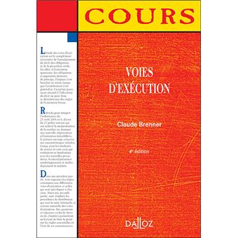 Voies d'exécution