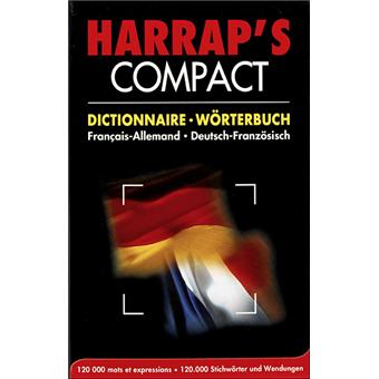 Harrap S Compact Dictionnaire Allemand Francais Francais Allemand Broche Collectif Achat Livre Fnac