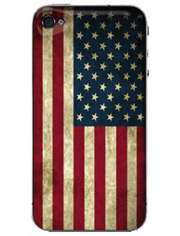 Muvit Stickers pour iPhone 4/4S - USA - 1