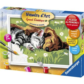 Ravensburger Numéro d'Art Douce Sieste - Peinture - Achat & prix | fnac