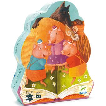 Djeco Puzzle Les 3 Petits Cochons 24 pcs