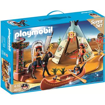 Coiffes Indiennes Playmobil - Lot D'occasion Pour Compléter Vos Figurines - Thème Indiens