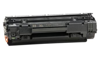 Toner HP CB436A - Pour imprimante laser - Toner