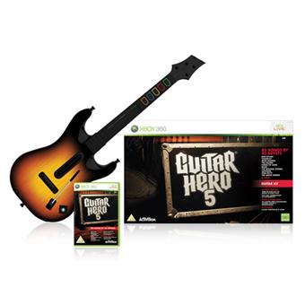 Guitar Hero 5 + guitare Xbox 360 - Autre accessoire gaming - Achat