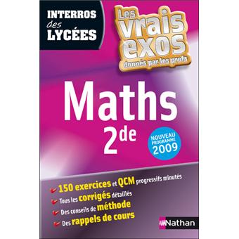 Interros Des Lycees Maths 2de Broche Erik De Brauwere Eric Maurette Achat Livre Fnac