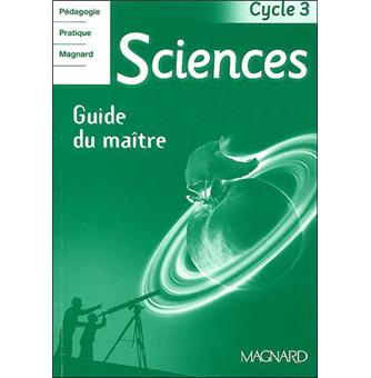 Sciences Ce2/Cm1/Cm2 Maitre Cycle 3