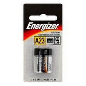 Pile miniature alcaline A23-E23A x 2 pour appareils electroniques Energizer