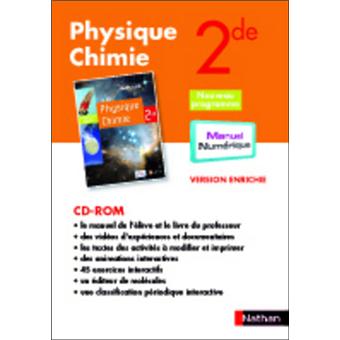 Cd-rom physique-chimie 2e mn tna - Livre CD-ROM - Claire Ameline ...