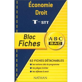 Economie droit Term STT