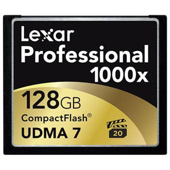 Lexar Professional UDMA - Carte mémoire flash - 128 Go - 1000x - CompactFlash