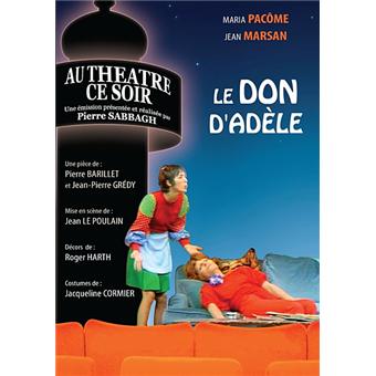 NEUF DVD PIÈCE DE THÉÂTRE LE DON D’ADÈLE MICHELINE DAX AXELLE ABBADIE FEYDEAU 