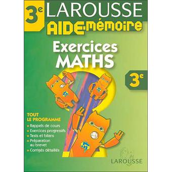 Mes Exercices De Mathematiques 3eme Broche Collectif Achat Livre Fnac