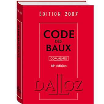 Code des baux 2007 commenté