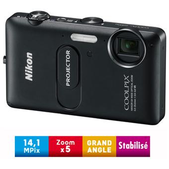 Nikon Coolpix S1200pj Noir Obscur - Projecteur incorporé