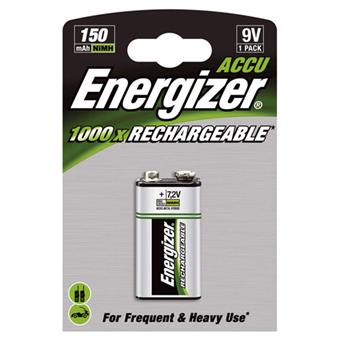 Pile rechargeable 175mAh 9V ENERGIZER - EHR22 - Chargeur de