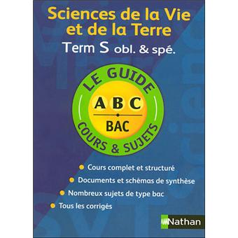 ABC BAC Excellence Sciences et Vie de la Terre Term