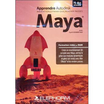 Apprendre Maya (Animation - Dynamique - Render Pass) : formation 3D à Maya - 1