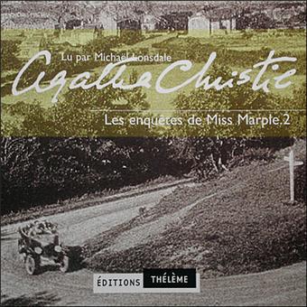 Les enquêtes de Miss Marple 1 CD audio lu par Michael Lonsdale + 1