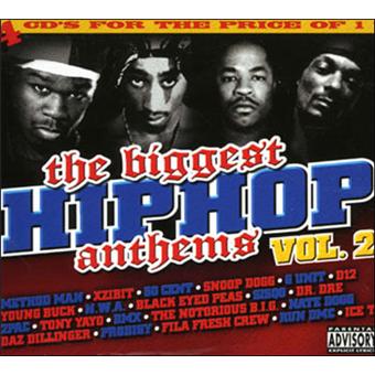 Biggest hip hop anthems vol 2 : CD album en Rap : tous les disques à la