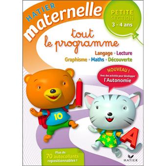 Tout le programme Petite section