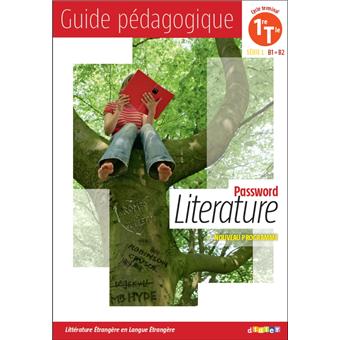 Password Literature 1re Tle série L (éd. 2012) - Guide pédagogique - version papier - 1
